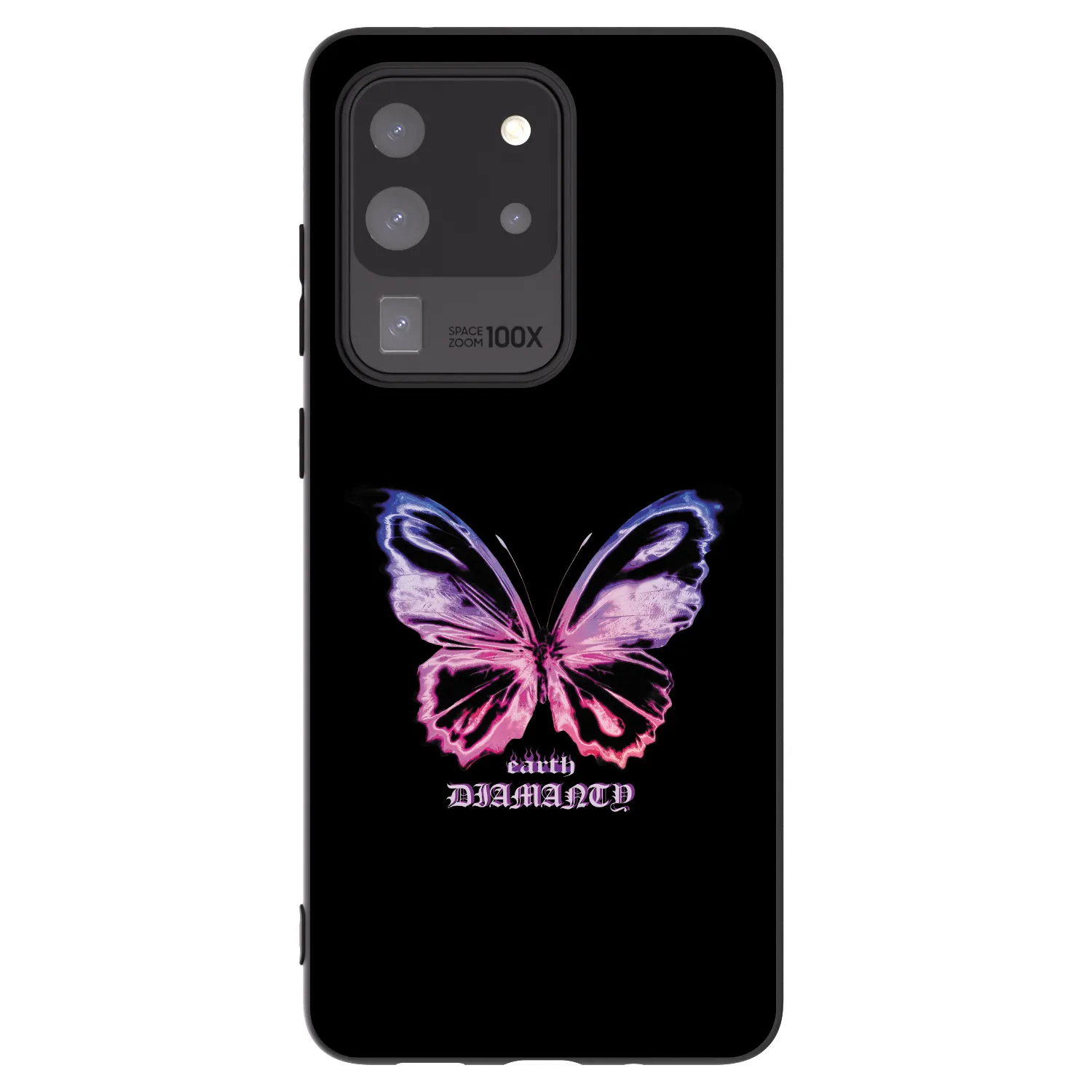 Picasee husă neagră din silicon pentru Samsung Galaxy S20 Ultra 5G G988F - Diamanty Purple