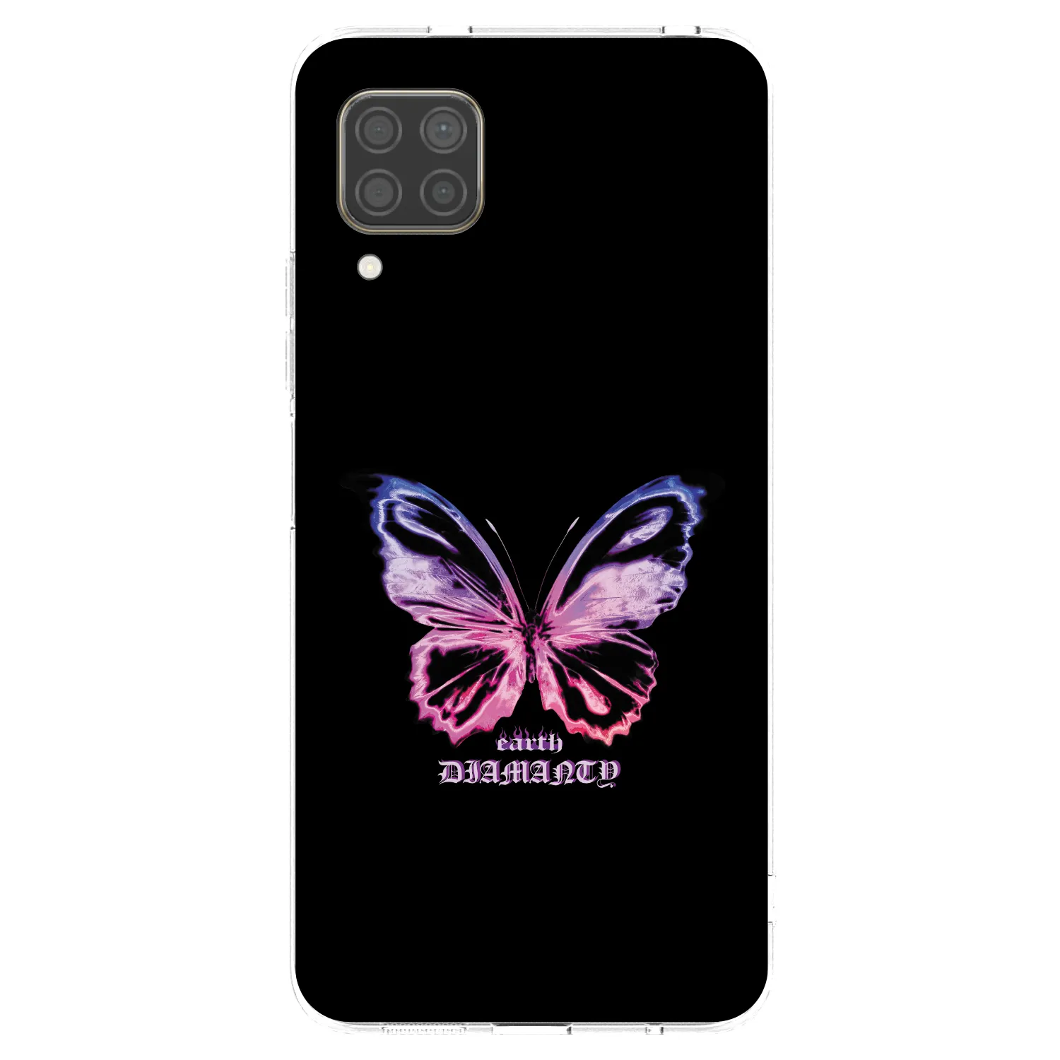 Picasee husă transparentă din silicon pentru Huawei P40 Lite - Diamanty Purple