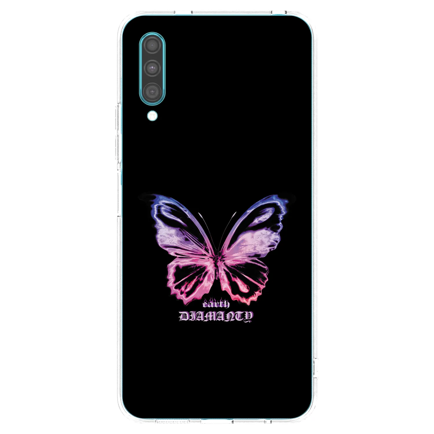 Picasee husă transparentă din silicon pentru Samsung Galaxy A30s A307F - Diamanty Purple
