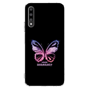 Picasee husă transparentă din silicon pentru Honor 9X Pro - Diamanty Purple