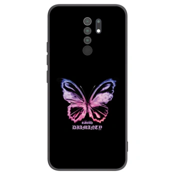 Picasee husă neagră din silicon pentru Xiaomi Redmi 9 - Diamanty Purple