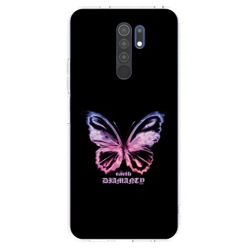Picasee husă transparentă din silicon pentru Xiaomi Redmi 9 - Diamanty Purple