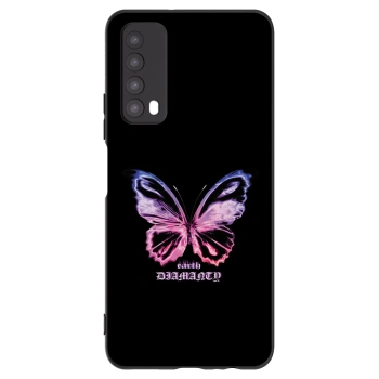 Picasee husă neagră din silicon pentru Huawei P Smart 2021 - Diamanty Purple