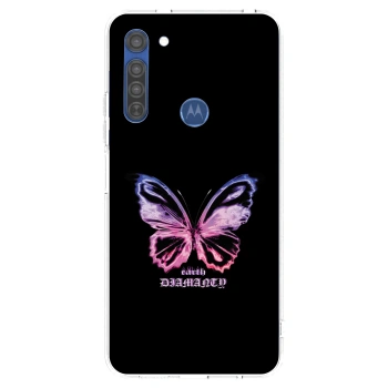 Husă pentru Motorola Moto G8 - Diamanty Purple