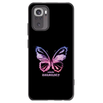 Picasee husă neagră din silicon pentru Xiaomi Redmi Note 10 - Diamanty Purple