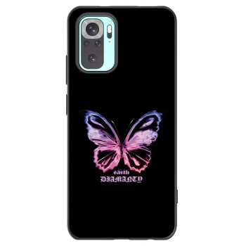 Picasee husă neagră din silicon pentru Xiaomi Redmi Note 10 Pro - Diamanty Purple