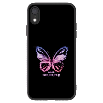 Picasee ULTIMATE CASE pentru Apple iPhone XR - Diamanty Purple