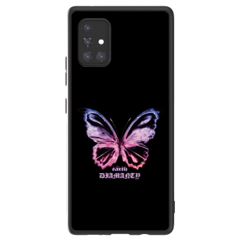 Picasee ULTIMATE CASE pentru Samsung Galaxy A71 A715F - Diamanty Purple