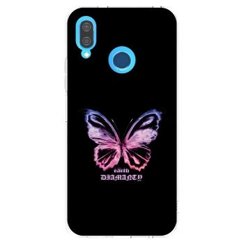 Picasee husă transparentă din silicon pentru Huawei P20 Lite - Diamanty Purple