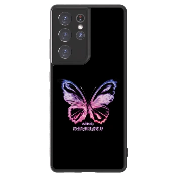 Husă pentru Samsung Galaxy S21 Ultra 5G G998B - Diamanty Purple