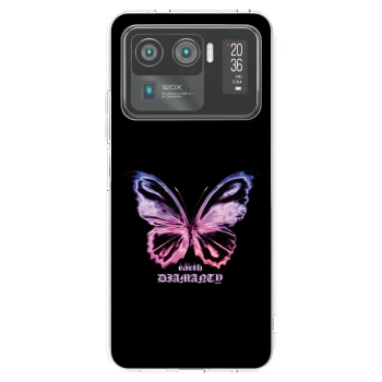 Picasee husă transparentă din silicon pentru Xiaomi Mi 11 Ultra - Diamanty Purple