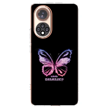 Picasee husă transparentă din silicon pentru Huawei Nova 9 - Diamanty Purple