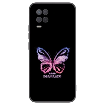 Picasee husă neagră din silicon pentru Realme 8 5G - Diamanty Purple