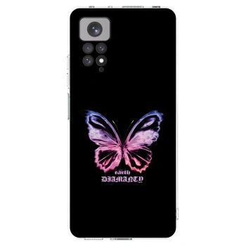 Picasee husă transparentă din silicon pentru Xiaomi Redmi Note 11S 4G - Diamanty Purple