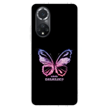 Picasee husă transparentă din silicon pentru Huawei Nova 9 SE - Diamanty Purple
