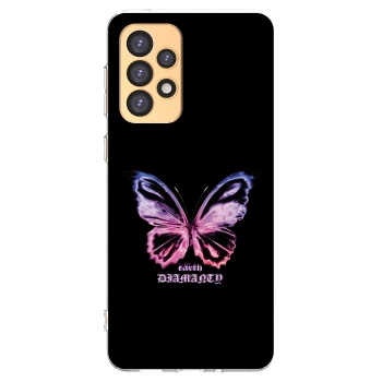 Picasee husă transparentă din silicon pentru Samsung Galaxy A33 5G A336 - Diamanty Purple