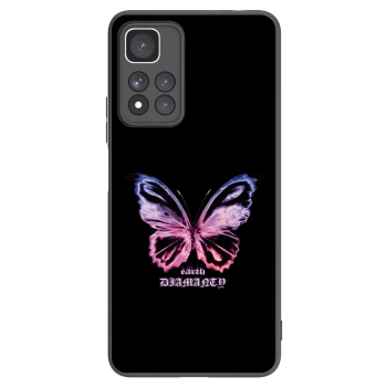 Picasee husă neagră din silicon pentru Xiaomi Redmi Note 11 Pro+ 5G - Diamanty Purple