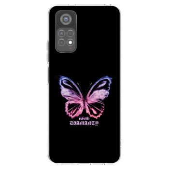 Picasee husă transparentă din silicon pentru Xiaomi Redmi Note 11S 5G - Diamanty Purple