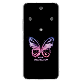 Picasee husă transparentă din silicon pentru Honor Magic5 Lite 5G - Diamanty Purple