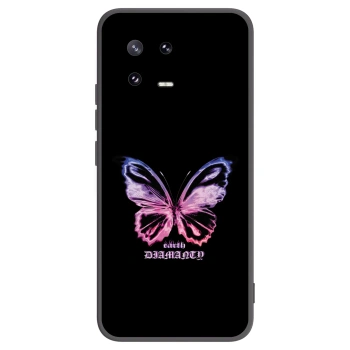 Picasee husă neagră din silicon pentru Xiaomi 13 Pro - Diamanty Purple