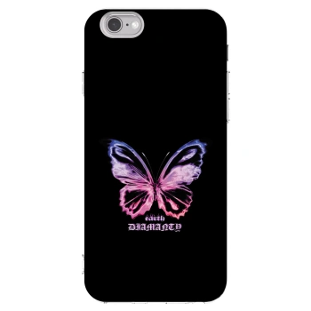 Picasee husă transparentă din silicon pentru Apple iPhone 6/6S - Diamanty Purple
