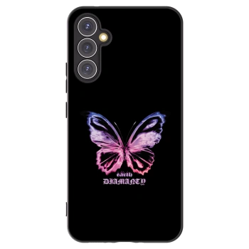 Picasee husă neagră din silicon pentru Samsung Galaxy A34 5G A346B - Diamanty Purple
