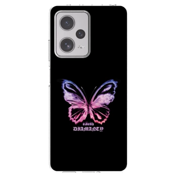 Picasee husă transparentă din silicon pentru Xiaomi Redmi Note 12 Pro+ 5G - Diamanty Purple