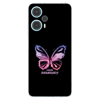 Picasee husă transparentă din silicon pentru Xiaomi Poco F5 - Diamanty Purple