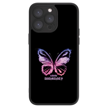 Picasee ULTIMATE CASE pentru Apple iPhone 15 Pro Max - Diamanty Purple