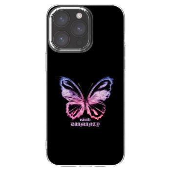 Picasee husă transparentă din silicon pentru Apple iPhone 15 Pro Max - Diamanty Purple