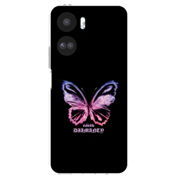 Picasee husă transparentă din silicon pentru Honor 90 Lite 5G - Diamanty Purple