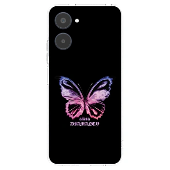 Picasee husă transparentă din silicon pentru Realme 10 4G - Diamanty Purple