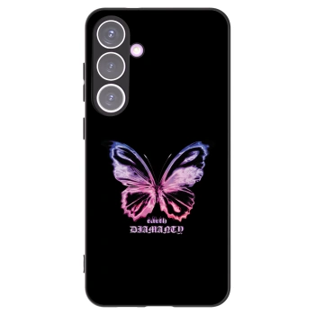 Picasee husă neagră din silicon pentru Samsung Galaxy S24+ S926B 5G - Diamanty Purple