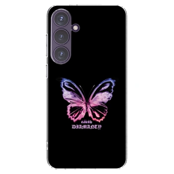 Picasee husă transparentă din silicon pentru Samsung Galaxy S24+ S926B 5G - Diamanty Purple