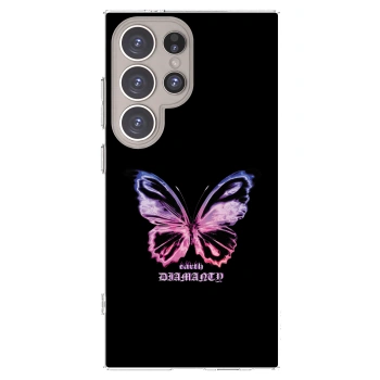 Picasee husă transparentă din silicon pentru Samsung Galaxy S24 Ultra S928B 5G - Diamanty Purple