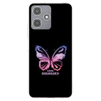Picasee husă transparentă din silicon pentru Xiaomi Redmi 12 5G - Diamanty Purple