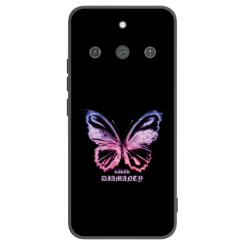 Picasee husă neagră din silicon pentru Realme 11 Pro+ - Diamanty Purple
