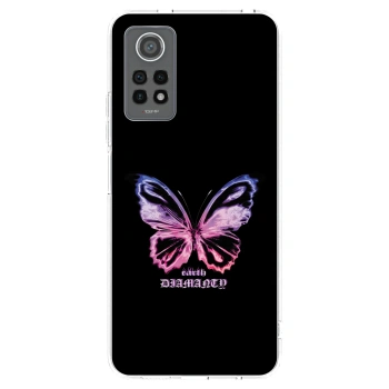 Picasee husă transparentă din silicon pentru Xiaomi Redmi Note 12 Pro 4G - Diamanty Purple