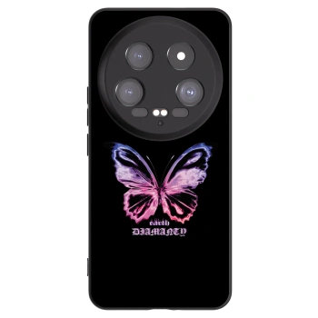 Picasee husă neagră din silicon pentru Xiaomi 14 Ultra - Diamanty Purple