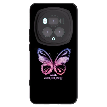Picasee husă neagră din silicon pentru Honor Magic6 Pro - Diamanty Purple