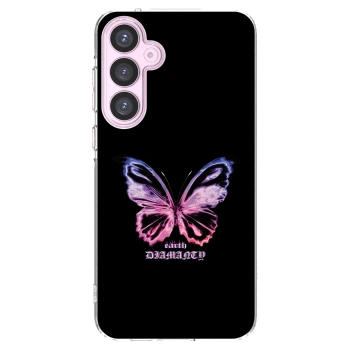 Picasee husă transparentă din silicon pentru Samsung Galaxy A55 5G A556B - Diamanty Purple