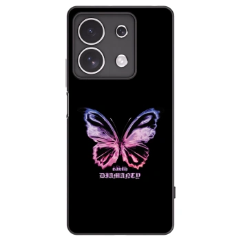 Picasee husă neagră din silicon pentru Xiaomi Redmi Note 13 4G - Diamanty Purple