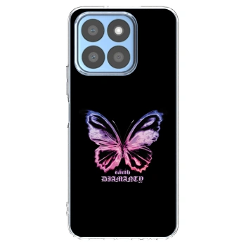 Picasee husă transparentă din silicon pentru Honor X8b - Diamanty Purple