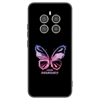 Picasee husă neagră din silicon pentru Realme 12 Pro 5G - Diamanty Purple