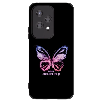 Picasee husă neagră din silicon pentru Honor 200 Lite - Diamanty Purple