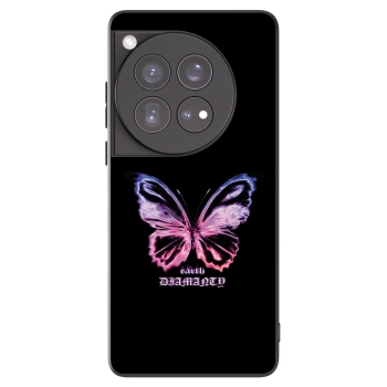 Picasee husă neagră din silicon pentru OnePlus 12 5G - Diamanty Purple