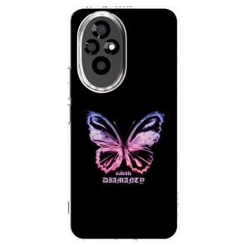 Picasee husă transparentă din silicon pentru Honor 200 Pro 5G - Diamanty Purple