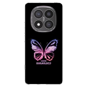 Picasee husă transparentă din silicon pentru Xiaomi Redmi Note 14 Pro+ 5G - Diamanty Purple