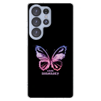 Picasee husă transparentă din silicon pentru Samsung Galaxy S25 Ultra 5G - Diamanty Purple