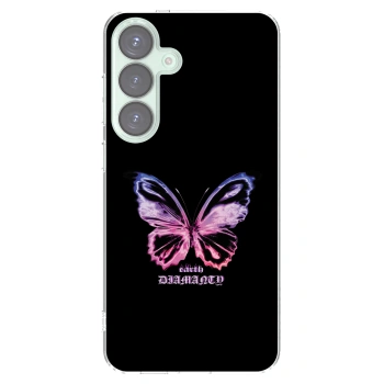 Picasee husă transparentă din silicon pentru Samsung Galaxy S25+ 5G - Diamanty Purple